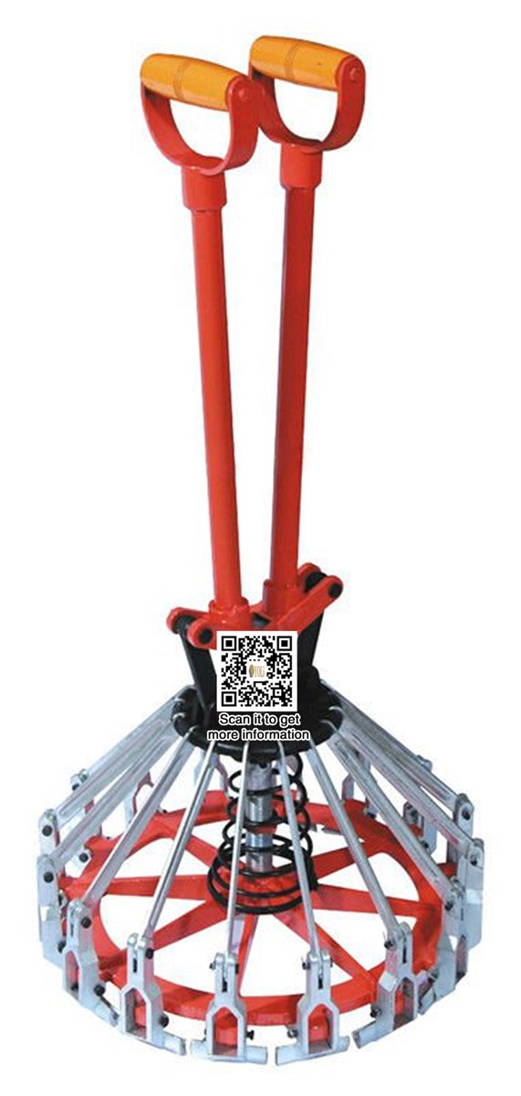 1820L Drum Cap Sealing Tool Barrel Crimping Tool With 16 tough pawsManual cap sealing crimper