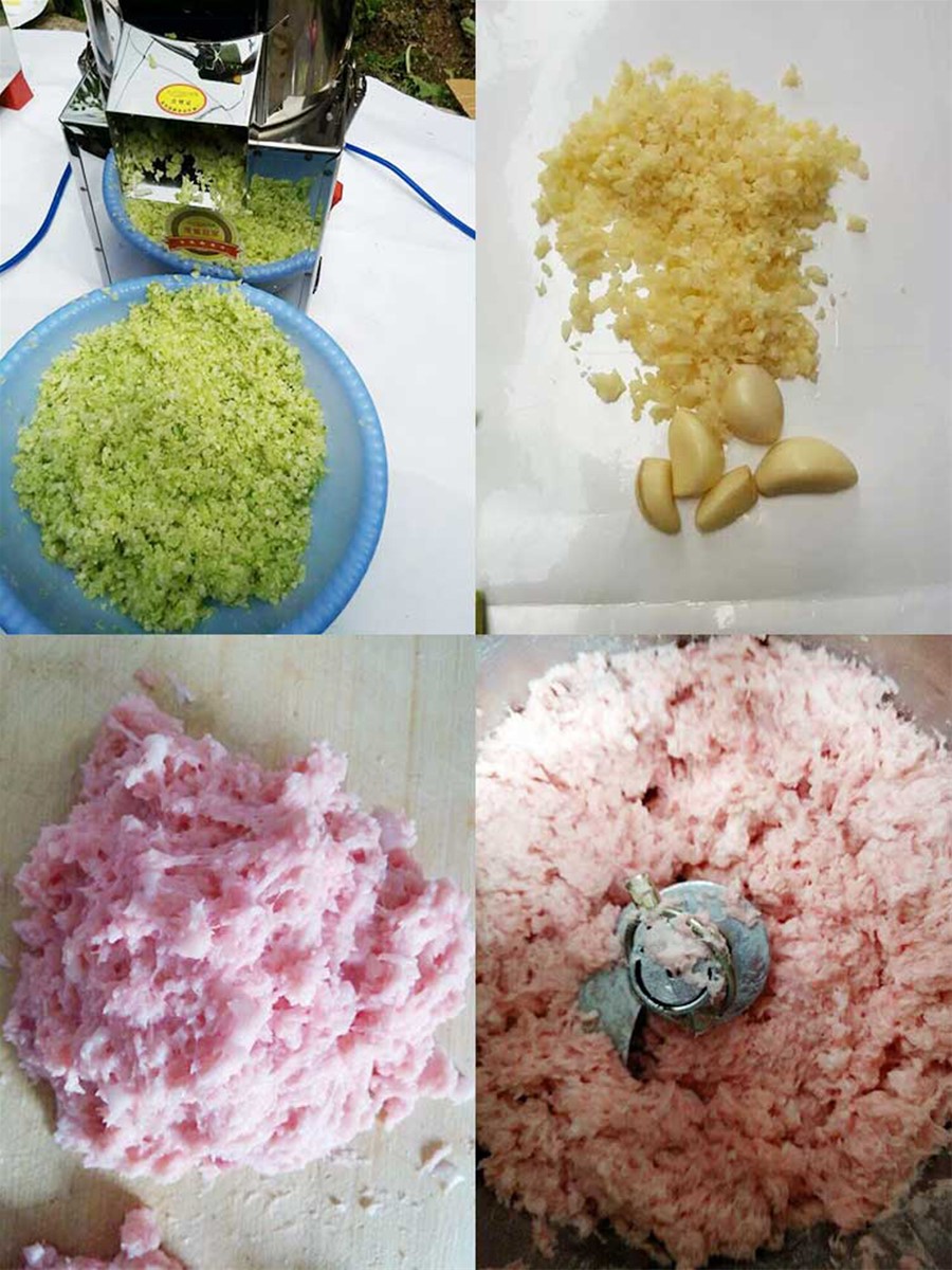 80kgh new Vegetable Cut mud machine Vegetable clay shredder Meat foam machinemeat cutter