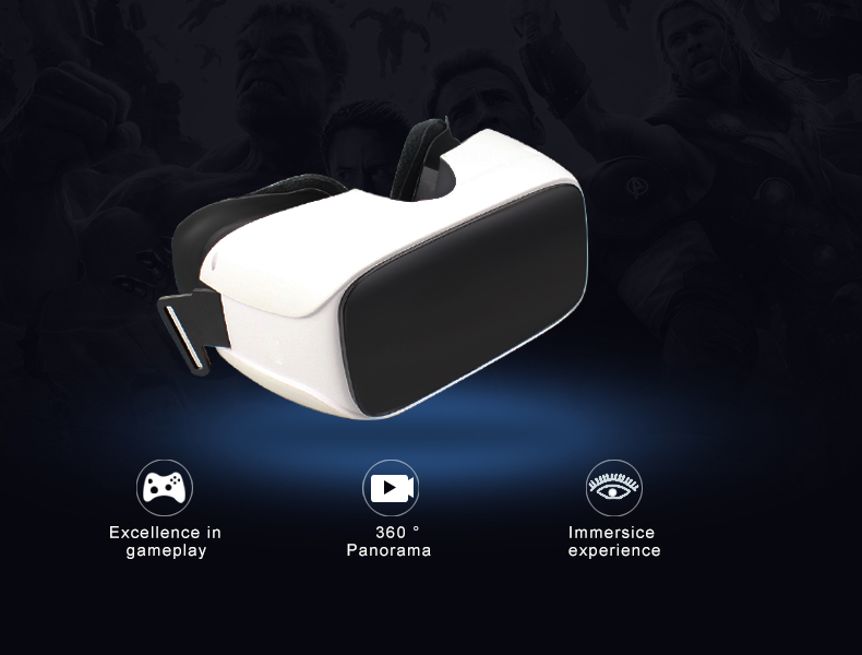 All in One 3d Glasses Virtual Reality Headsets 3d Glasses VR with WIFI BT and TF card supported