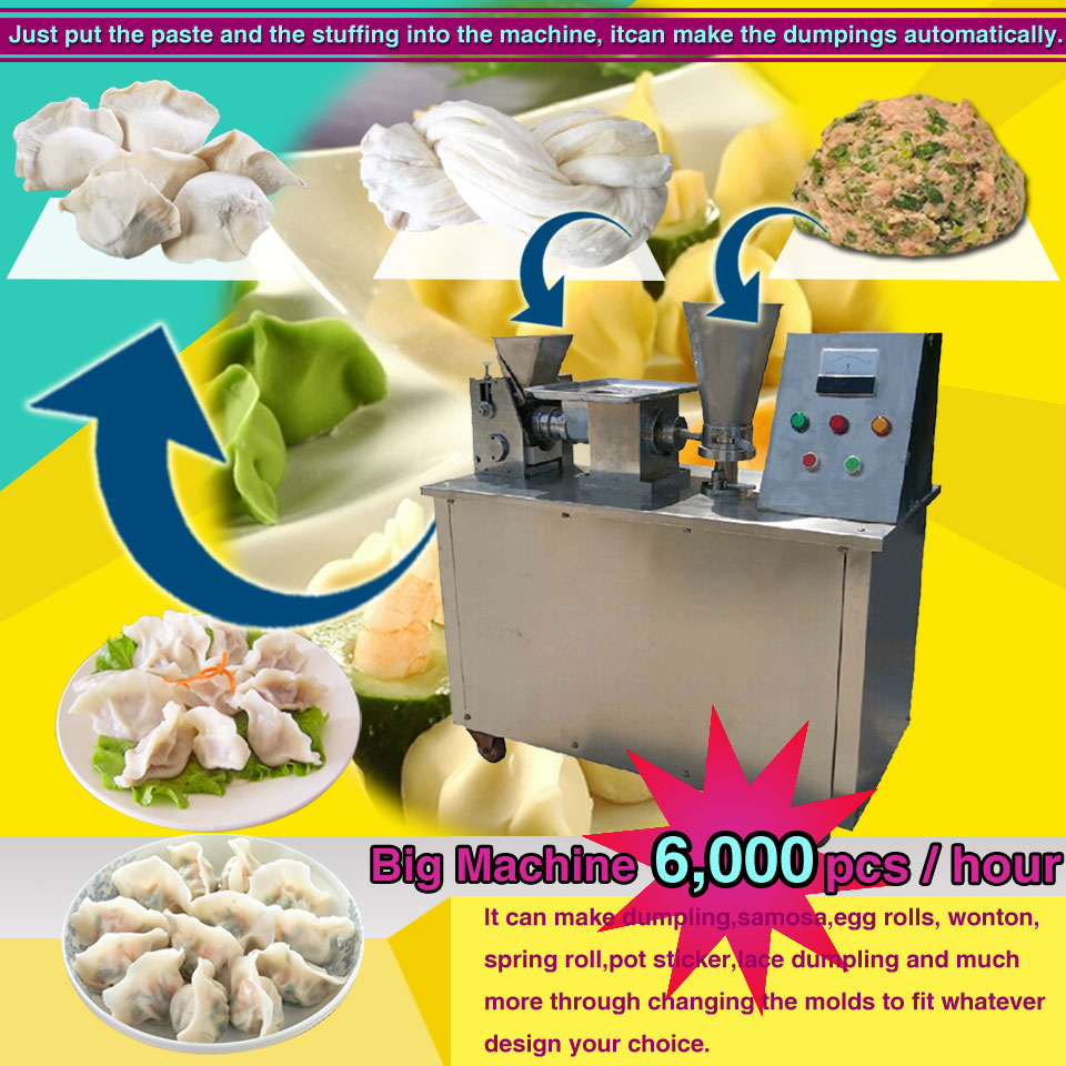 Buy 100mm size automatic dumpling making machinesamosa spring roll empanada Perogi maker machine with different shape