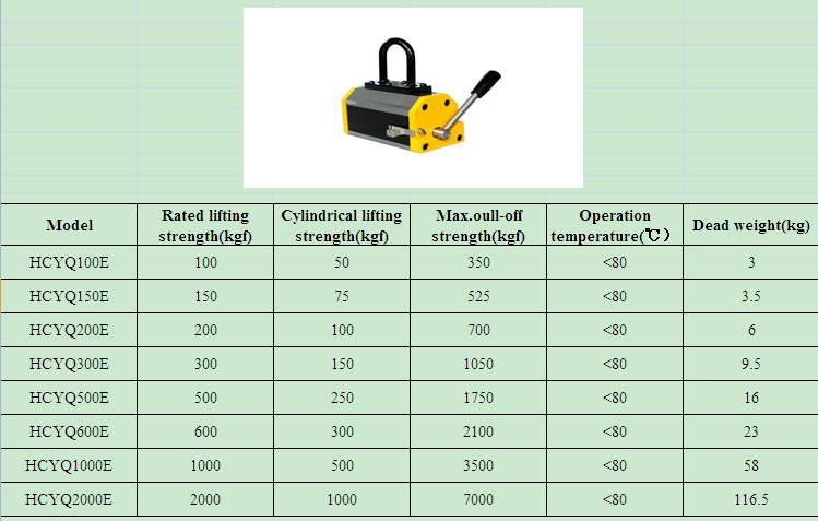 Permanent magnetic lifter