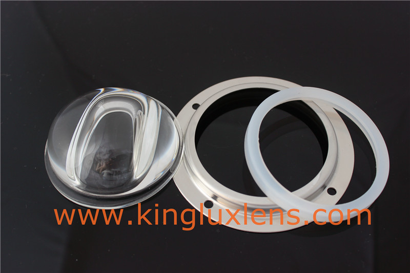 Glass LED Light Cover Optical 30W LED Street Light Lens 10W 30W
