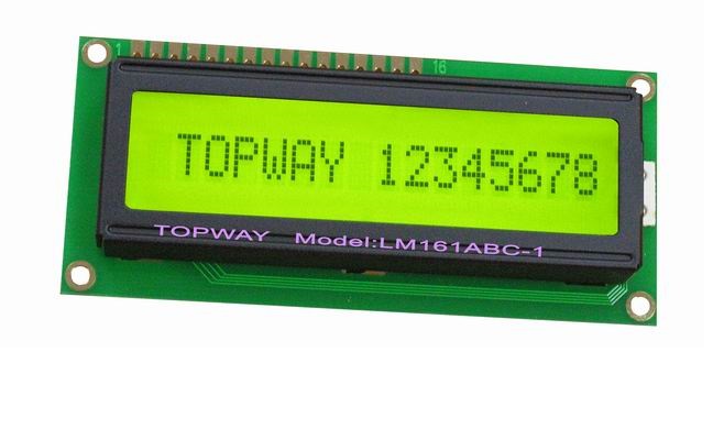 16X1 Character LCD Display COB Type LCD Module LMB161A