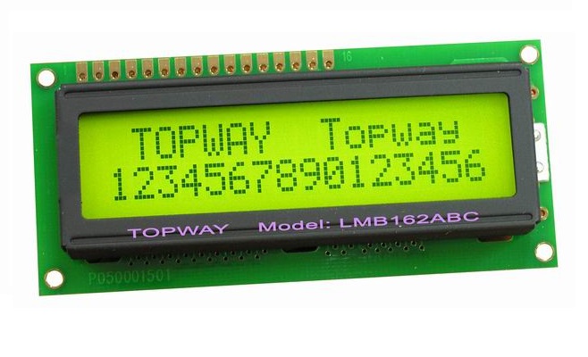 16X2 Character LCD Display Alphanumeric COB Type LCD Module LMB162A