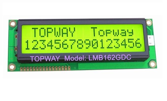 16X2 Character LCD Module Alphanumeric COB Type LCD Display LMB162G with Big Size 16X2 Character LCD Module Alphanumeric COB Type LCD Display LMB162G with Big Size