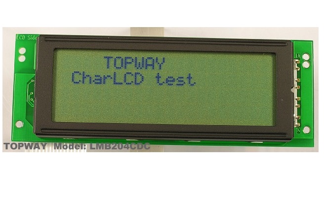 20X4 Character LCD Module Alphanumeric COB Type LCD Display LMB204C