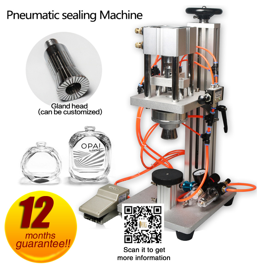Perfume bottle capping machinepneumatic cappermetal cap press machine
