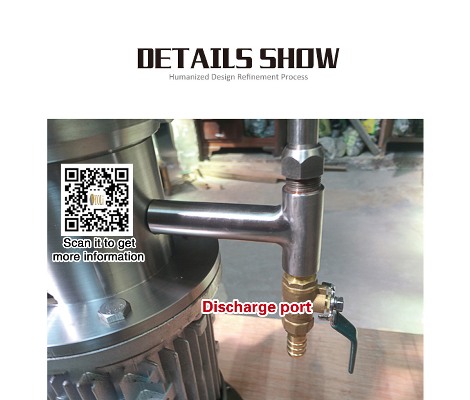 Small JM50 Grindermilkcheesechocolate grinder making machinepeanut butter grind colloid mill machine