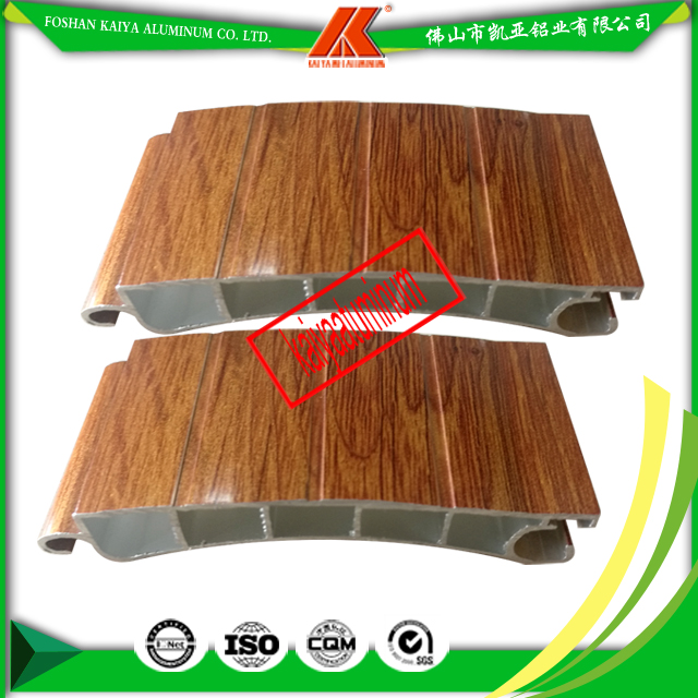 Customised Aluminium WindowDoor Frame ExtrusionCrystal Swimming Slat for Rolling Door