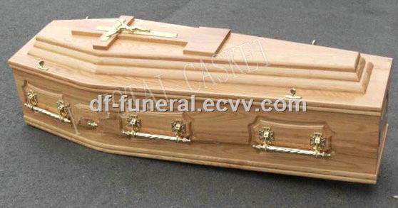 Wood and Metal Coffin