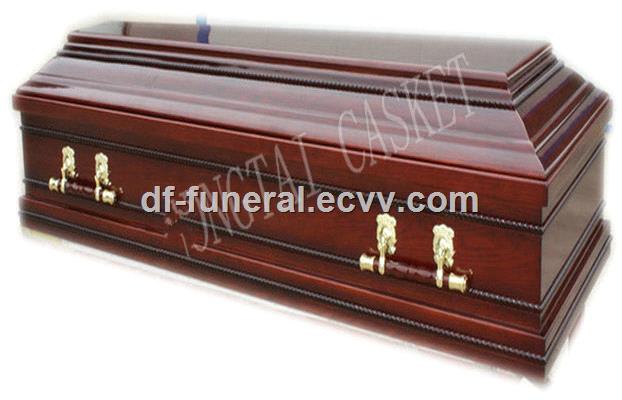 Wood and Metal Coffin