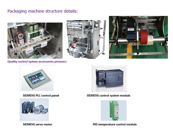 Combined electronic scale packing system for automatic granule packing machine LLQK520