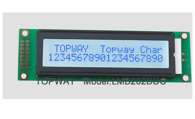 20X2 Character LCD Module Alphanumeric COB Type LCD Display LMB202D