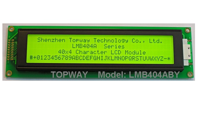 40X4 Character LCD Module Alphanumeric COB Type LCD Display LMB404A