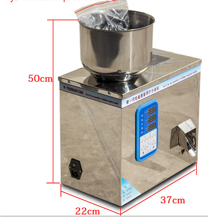 Particle powder Granular weighing tea seed grain packing filling machine