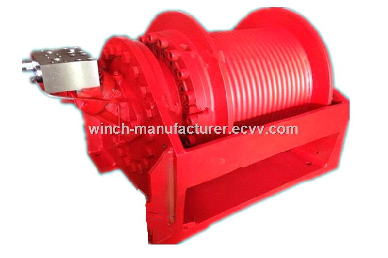 high speed hydraulic winch drilling rig winch marine winch dredger winch