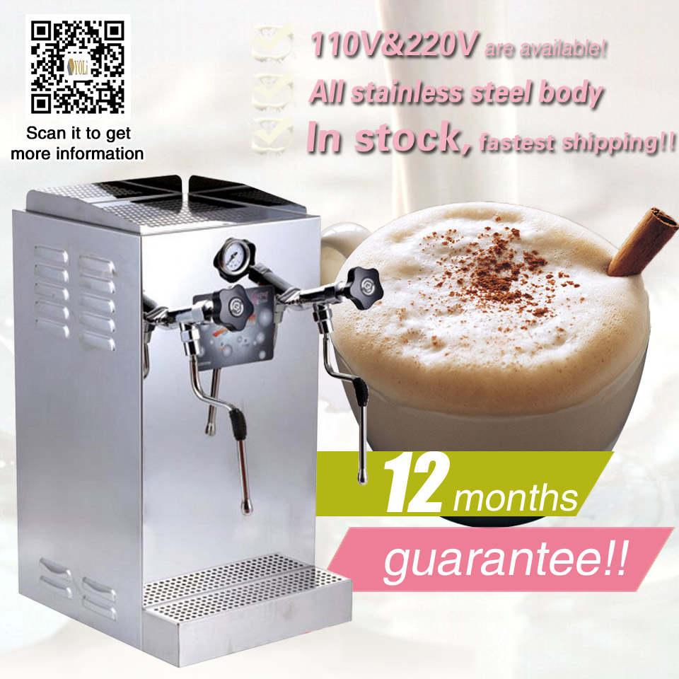 new steam boiling water machinemilk bubble machine for milk tea coffee shop