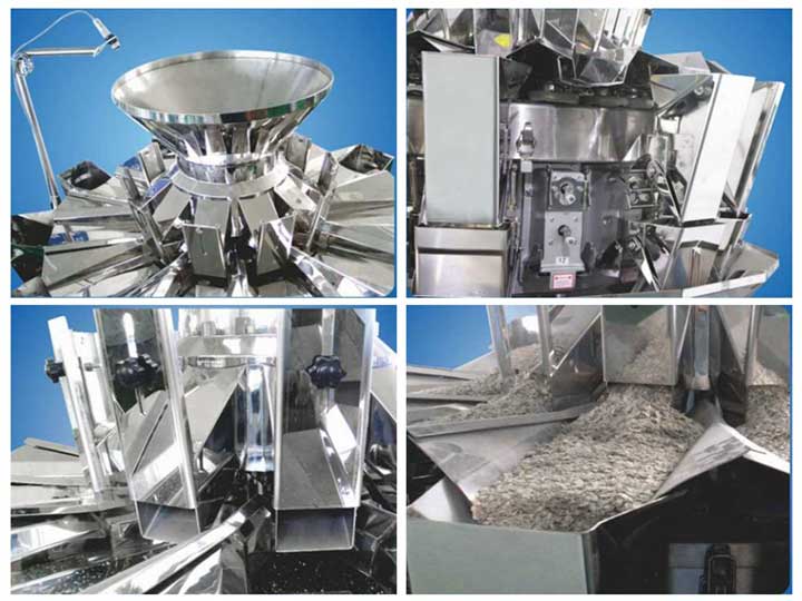 multimouth feeder weigher for small particle and powder