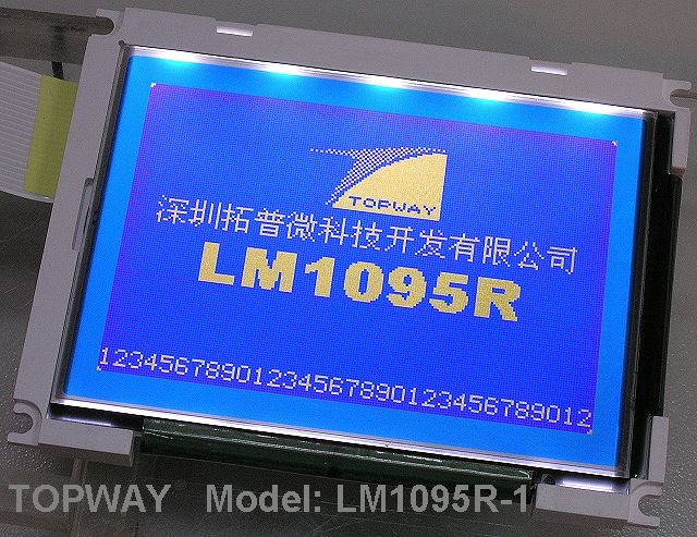 192X128 Graphic LCD Display Cog Type LCD Module LM1095R