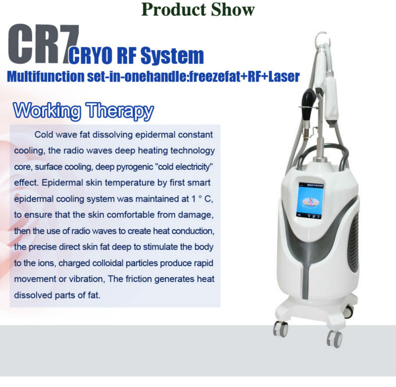Multifunctional lipo laser cryo RF skin care product best RF skin tightening face lifting machine