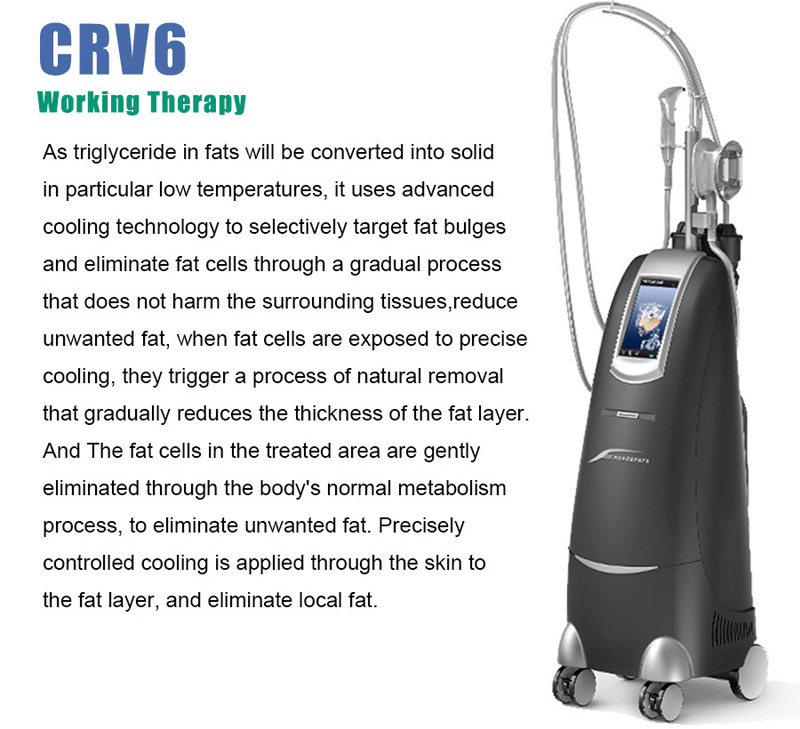 Vacuum cryolipolysis cold laser therapy cool RF wrinkle remover body shaping slimmig beauty machine