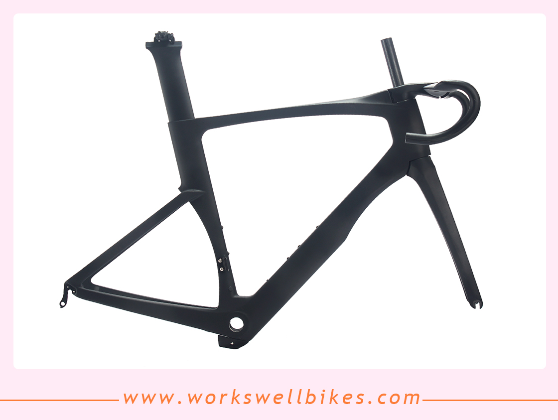 Carbon AERO Road Racing Frameset DI2 System Compatible Carbon Road Bike