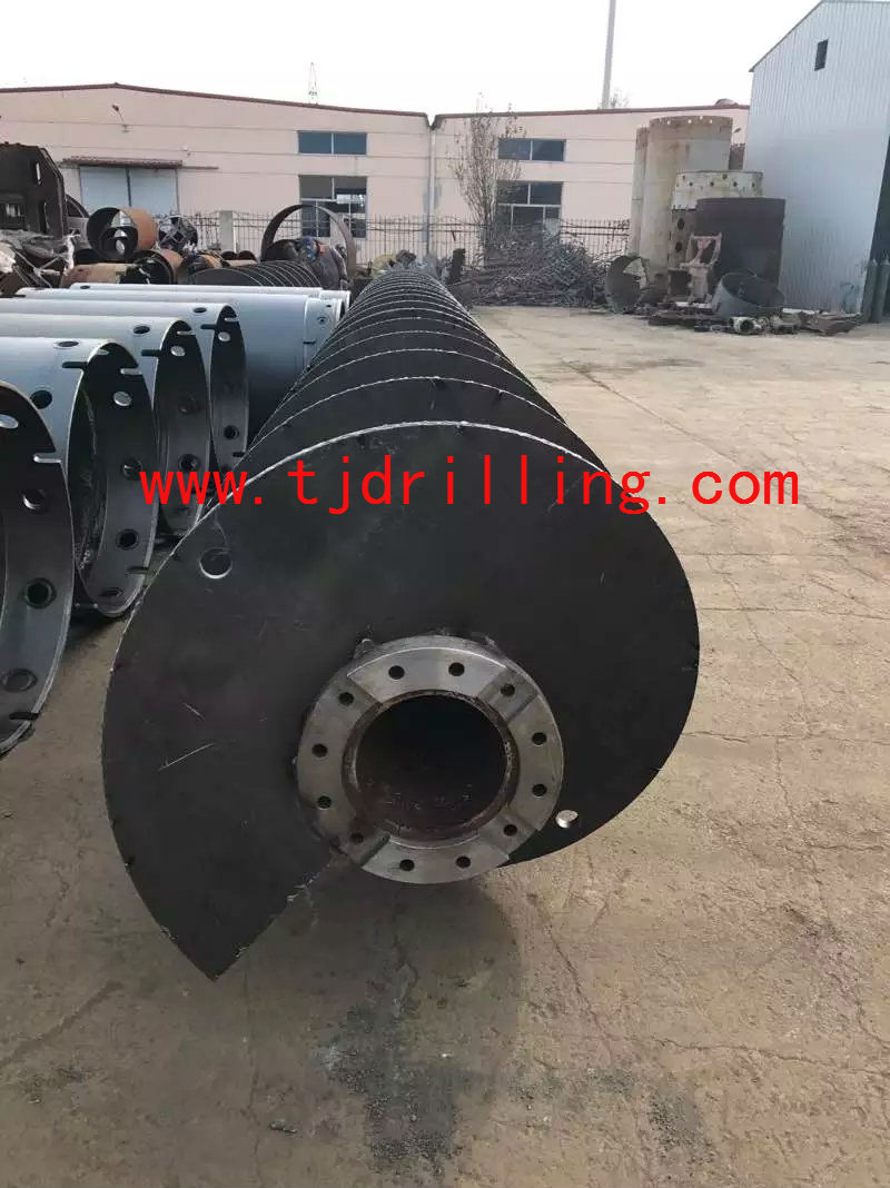 Continuous Flight Auger with flange coupling