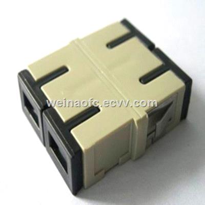 Fiber Adapter SCSC Duplex WO Flange