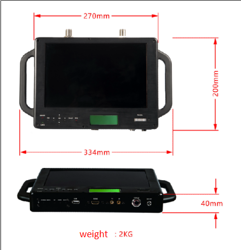 Handheld Mobile Video ReceiverUAV Wireless Image ReceiverMobile Video Receiver