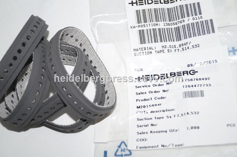 Heidelberg original suction tapeM2015894FF7514532offset printing machine parts for heidelberg