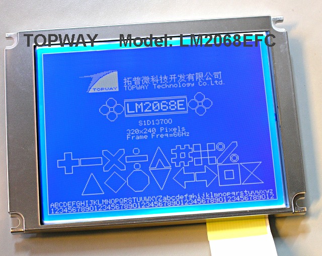 320X240 38 Graphic LCD Display Cog Type LCD Module LM2068E