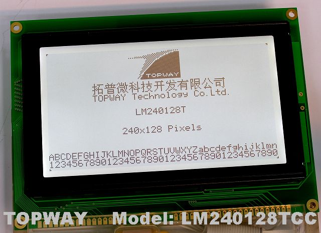 240X128 Graphic LCD Display COB Type LCD Module LM240128T
