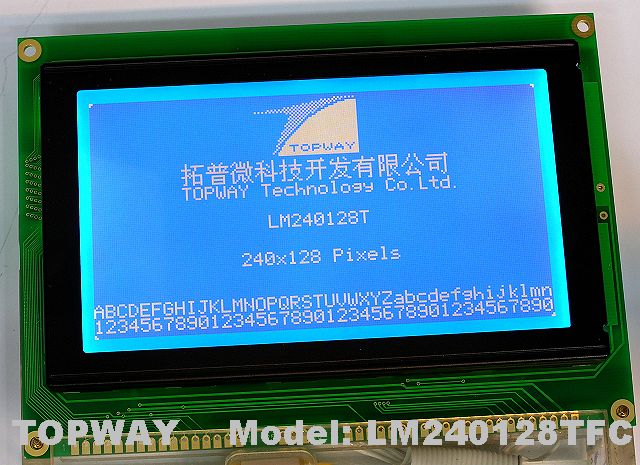240X128 Graphic LCD Display COB Type LCD Module LM240128T