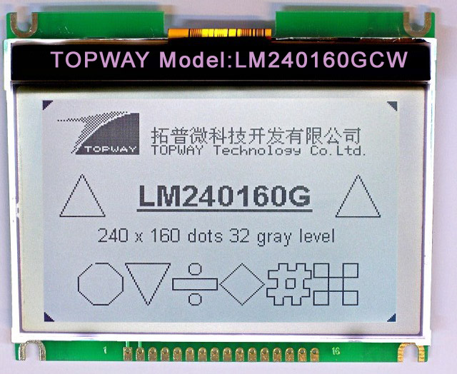 240X160 Graphic LCD Display Cog Type LCD Module LM240160G