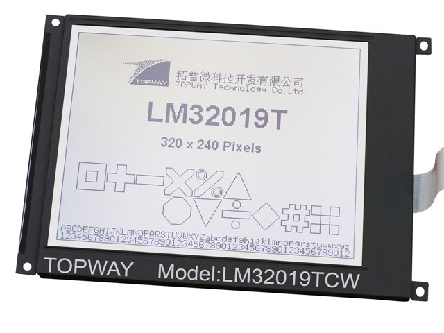 320X240 57 Graphic LCD Module Cog Type LCD Display LM32019T Compatible with Sharp Lm32019