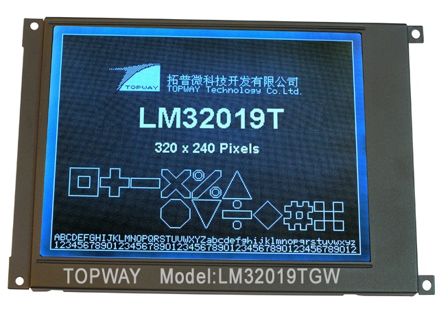 320X240 57 Graphic LCD Module Cog Type LCD Display LM32019T Compatible with Sharp Lm32019