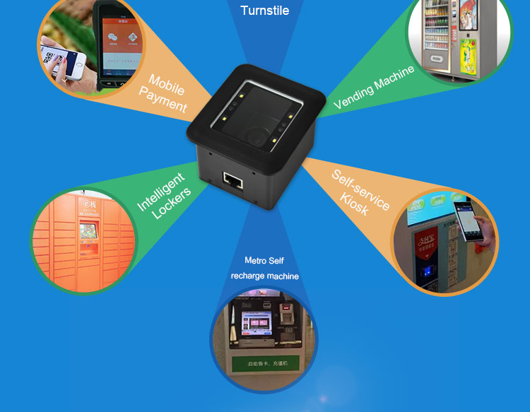 RD4500R High quality USB 2D Fixed Mount Terminal with Barcode Scanner Module for Kiosk or Turnstile Mobile Payment