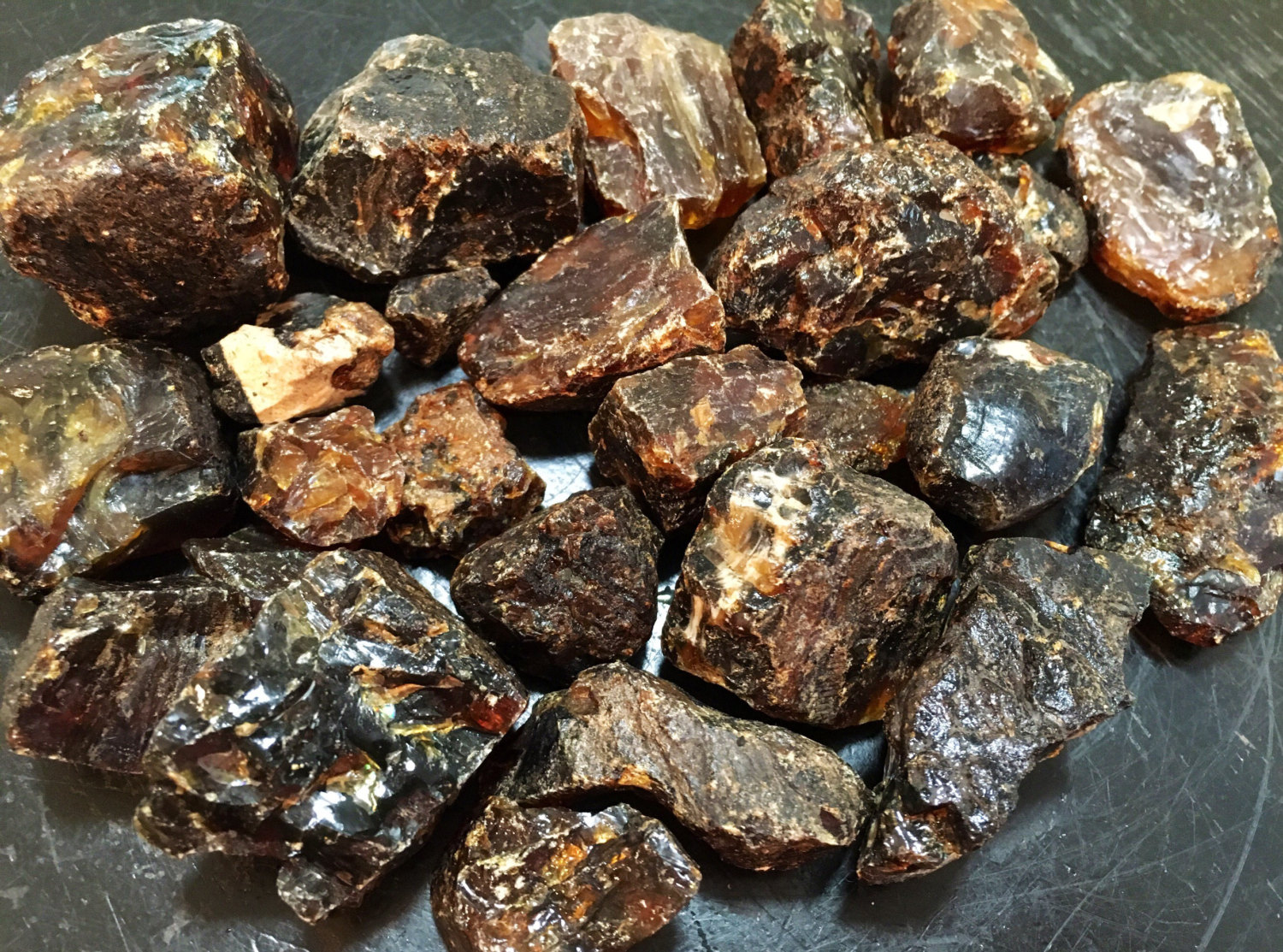 Raw Amber Stones