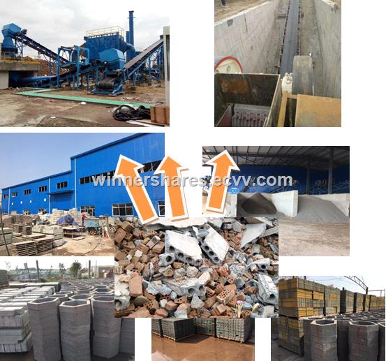 Construction waste disposal system