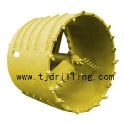 core barrel with cross cutter