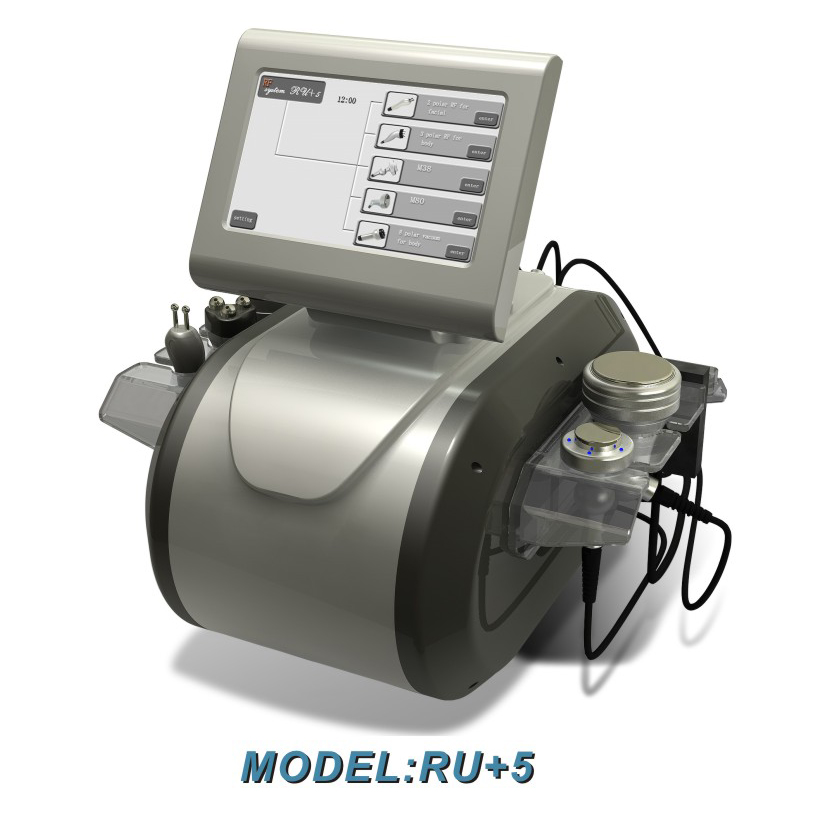 Cavitation Tripolar Hexapolar Multipolar Bipolar RF Ultrasonic Vacuum Machine for skin tightening body shaping