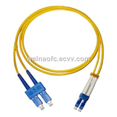 Fiber Patch Cord SCLC UPC Singlemode G652D Duplex with clip