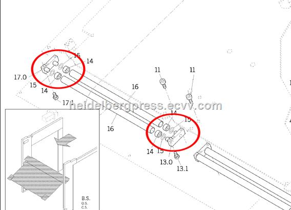 Heidelberg machine bearing86020004F86020005Fheidelberg replacement part