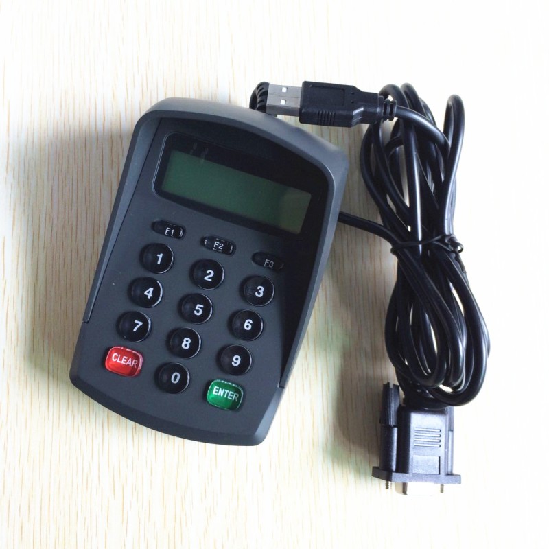 Serial Programmable POS Pin Pad Password Keyboard Numeric Keypad with LCD