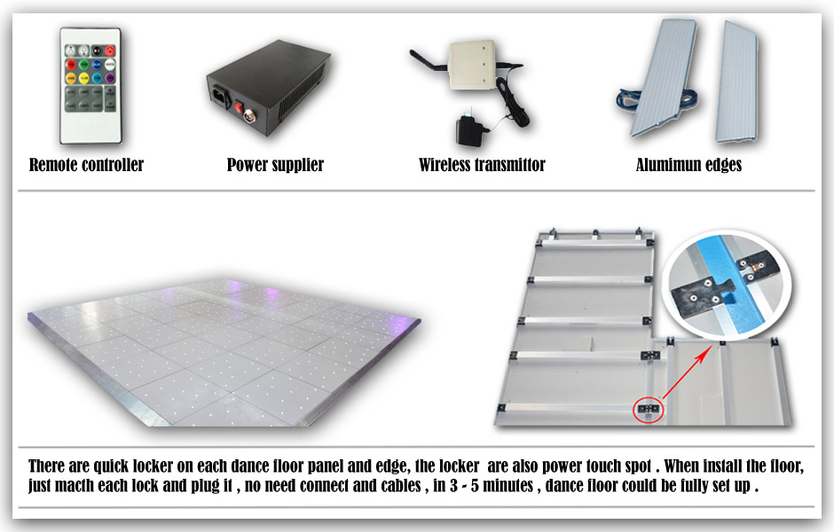 Led starlit dance floor led dance floor panels