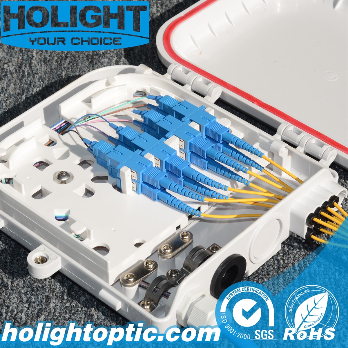 Fiber Optic 28 Ports Terminal Box