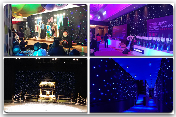 wedding stage decoration led curtain light