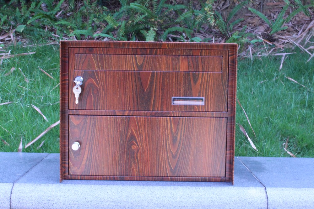JHC2063W wooden storage boxesnewest fashion design mailbox