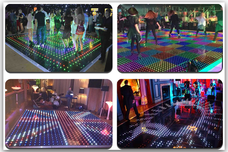 RGB pixel led dance floor panles led video dance floor