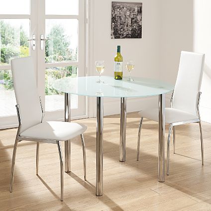 RTG GLASS DINNING ROOM TABLE RECTANGLE